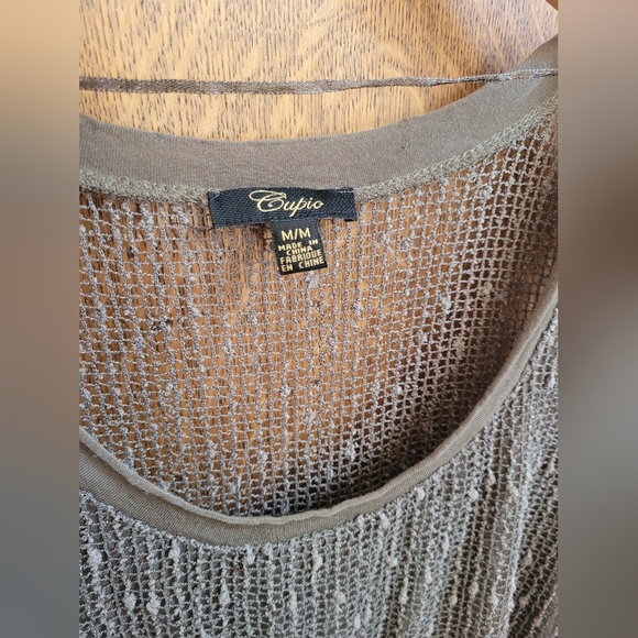 Curious forest green lace tank - Picture 3 of 5